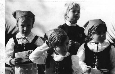 Maria Parra, Maria Zamo, Roxi y Juande, como siempre "de pajaros"